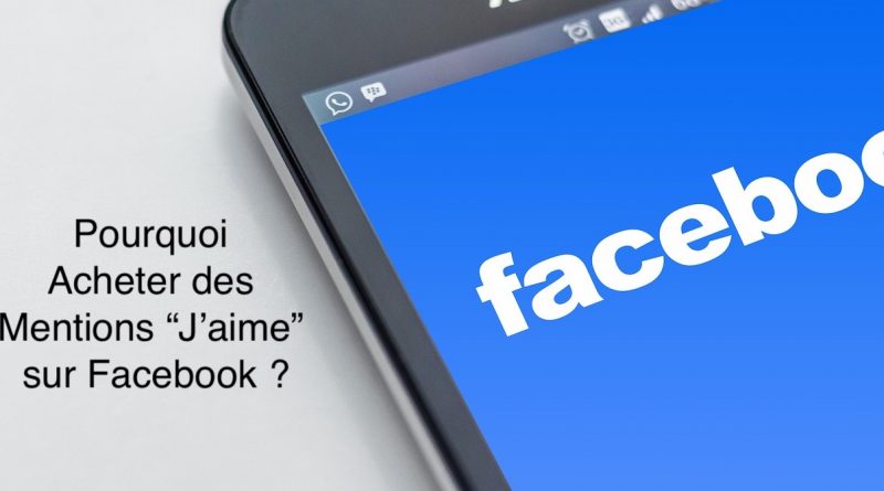 achat mentions jaime facebook