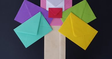 couleurs des enveloppes