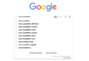 Google Auto complétion